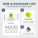 ALL FOR PAWS Automatic Dog Ball Launcher Maxi, Interactive Ball Thrower Dog Toys Includes 6pcs Tennis Balls for Large Dogs - Image 7