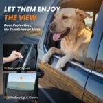 REEVAA Dog Truck Floor Cover with Door Protection, for Back Seat, XL,Black - Image 5