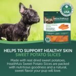 HEALTHFULS Real Dried Sweet Potato Slices, Grain Free Dog Treats, 16 oz - Image 3