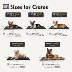 Chew Proof Indestructible Dog Crate Pad,Large (28"x41") - Image 2