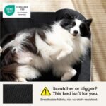 LE SURE RealOrtho™ XL 3-Layer Orthopedic Dog Beds Large Sized Dog,42" Black - Image 7