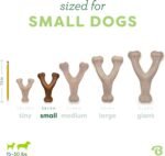 Benebone Wishbone Dog Chew Toy for Aggressive Chewers, Real Bacon, Small - Image 4