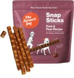 The Farmer's Dog Snap Sticks, Human Grade Dog Treats, Pork & Pear 8oz
