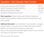 Nutramax Cosequin Joint Supplement for Dogs, MSM+HA, Chew Tablets, 250ct - Image 6