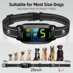 FAFAFROG Dog Bark Collar, Rechargeable Smart Collar, Anti Barking Training Collar with 5 Adjustable Sensitivity Beep Vibration, Bark Collar for Large Medium Small Dogs (Black) - Image 5