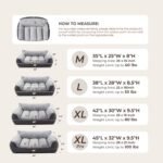 XL Extra Thick Orthopedic Bolster Dog Bed for Large Dogs - Image 4