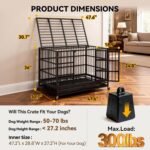 Oranland 48-Inch Heavy Duty Dog Crate for Large Dogs - Image 2