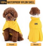 Lukovee Dog Raincoat, Waterproof Jacket with Clear Hood & Leash Hole, M - Image 6