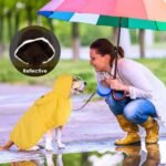 Lukovee Dog Raincoat, Waterproof Jacket with Clear Hood & Leash Hole, M - Image 7