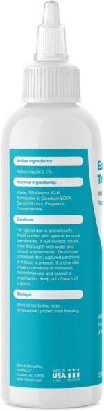 VetWELL EarWELL Tris Flush Dog Ear Cleaner Solution 12oz - Image 4