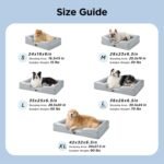 Bedsure Cooling Dog Bed Medium Size Dog Washable Original Design - Image 7