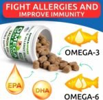 Omega 3 for Dogs - Fish Oil for Skin & Coat Health, Itch & Allergy Support - Image 3