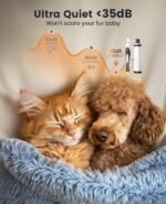 oneisall 2 in 1 Dog Nail Grinder & Paw Trimmer Kit, 2 LED Lights - Image 6