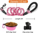 BARKBAY Dog Leash for Medium Large Dogs, Heavy Duty,Padded Handle Lead-5FT - Image 5
