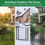 Kfvigoho Dog Playpen Outdoor Extra Wide 12 Panels Heavy Duty Dog Fence 40" - Image 6