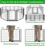 Kfvigoho Dog Playpen Outdoor Extra Wide 12 Panels Heavy Duty Dog Fence 40" - Image 9