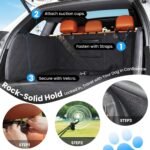 REEVAA SUV Cargo Liner for Dogs, Trunk Cover with Foam Side Walls, L - Image 5