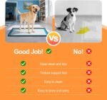 Pee Pad Tray Holder for Dogs,Non-Slip Silicone Dog Puppy Pad Holder,24 x 24 Square Puppy Potty Training Pads,No Spill Raised Lip High Edge,Portable, Leak-Proof Mat Trays for Indoor Floor Protection - Image 3