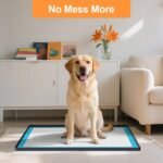 Pee Pad Tray Holder for Dogs,Non-Slip Silicone Dog Puppy Pad Holder,24 x 24 Square Puppy Potty Training Pads,No Spill Raised Lip High Edge,Portable, Leak-Proof Mat Trays for Indoor Floor Protection - Image 6