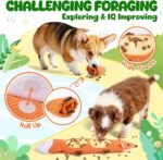 XIUGOAL Tough Dog Toys for Chewers, 2 Pack No Stuffing Squeaky Puppy Toys - Image 3