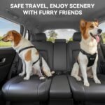 Pawaboo 2Pack Dog Car Seatbelt, 3-in-1 Dog Tether with Buckle & Hook Latch - Image 7