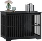 Hzuaneri 44.1" XL Dog Crate Furniture Indoor Dog Kennel with Barn Door - Image 9
