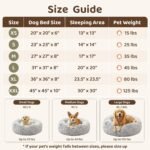 JOLLYVOGUE 23" Dog & Cat Bed, Calming Anti-Anxiety Pet Bed for Small Dogs, Fluffy Donut Cushion for Small and Medium Pets - Image 7