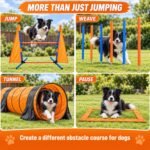 Dog Agility Equipment, 80-Piece Dog Agility Course Backyard Set - Image 4
