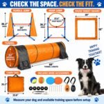 Dog Agility Equipment, 80-Piece Dog Agility Course Backyard Set - Image 5