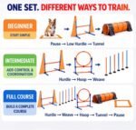 Dog Agility Equipment, 80-Piece Dog Agility Course Backyard Set - Image 7