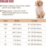 Reflective Dog Collar, Puppy Collar with Buckle Adjustable, Black S - Image 5