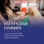 Chris Christensen Big G Dog Slicker Brush for Dogs (Goldendoodles, Labradoodles, Poodles), Groom Like a Professional, Fluff Detangle Style, Saves Time Energy, Coral, Large - Image 6