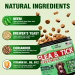 Flea and Tick Prevention for Dogs Chewables -Made in USA- Natural Dog Flea and Tick Treatment - Oral Flea Pills - Vet Recommended Flea and Tick Chews - All Breeds & Sizes - 120 Soft Treats (Chicken) - Image 5