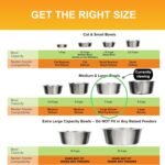 Neater Pet Brands 7 Cup (56 oz.) Stainless Steel Dog Bowls, Set of 2 Neater Feeder Replacement Bowls (M/L Express, Large Deluxe Models), Dog Food Bowl & Water Bowl, Dishwasher Safe Metal Dish for Dogs - Image 6