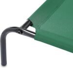 Amazon Basics Cooling Breathable Elevated Dog Bed with Metal Frame for Large Dogs, 51" x 31" x 8", Green, Easy to Assemble - Image 4