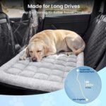 REEVAA Dog Bed Mat for Car Back Seat Grey, 54x24x2 inch - Image 3