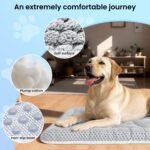 REEVAA Dog Bed Mat for Car Back Seat Grey, 54x24x2 inch - Image 4