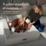 Pelsbarn Real Orthopedic Dog Bed, Memory Foam, Waterproof Sheets, Beige, L - Image 4