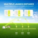 ALL FOR PAWS Automatic Dog Ball Launcher, Interactive Fetch Toy for Small to Medium Dogs, Pet Thrower Machine for Indoor & Outdoor Play, 3 Pcs 2-Inch Balls Included - Image 3