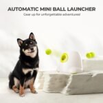 ALL FOR PAWS Automatic Dog Ball Launcher, Interactive Fetch Toy for Small to Medium Dogs, Pet Thrower Machine for Indoor & Outdoor Play, 3 Pcs 2-Inch Balls Included - Image 7
