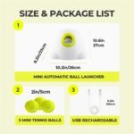 ALL FOR PAWS Automatic Dog Ball Launcher, Interactive Fetch Toy for Small to Medium Dogs, Pet Thrower Machine for Indoor & Outdoor Play, 3 Pcs 2-Inch Balls Included - Image 10