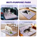 Washable Dog Pee Pads, Non-Slip Waterproof, 36 x 36 in, 2 Pack, Feather - Image 5