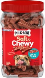 Milk-Bone Soft & Chewy Dog Treats, Made with Real Bacon, 25 Ounce Canister, 1.56 Pound (Pack of 2) - Image 11