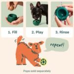 WOOF Pupsicle Interactive Dog Ball Toy for Dogs Small 10-25 lbs - Green - Image 4