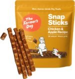 The Farmer's Dog Snap Sticks, Human Grade Dog Treats, Chicken & Apple 8oz