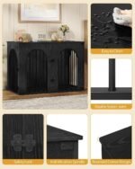 Hzuaneri 46.5 in Dog Crate Furniture,Dog Kennel Indoor for Medium/Large Dog - Image 4