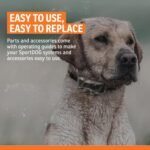SportDOG Roy Gonia Special Whistle - Orange Without Pea - Image 4