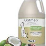 Wahl USA Dry Skin & Itch Relief Pet Shampoo for Dogs – Oatmeal Formula with Coconut Lime Verbena Scent – 64 Oz – Model 821004-050