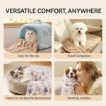 LINENLUX Dog Blankets 3-Pack, Super Soft Fluffy Fleece Pet Throw Warm - Image 3
