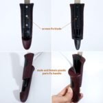 BOTH WINNERS Dual-Sided Shedding Blade with Stainless Steel Blade De-Shedding Tool for All Dog Coat Types- Soft Touch Grip (Burgundy) - Image 5